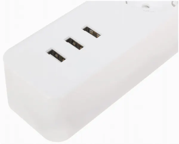 Сетевой фильтр Xiaomi 1,4 метра с 3 USB-портами 20W Белый
