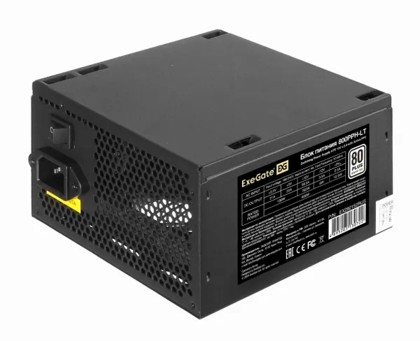 Блок питания ExeGate 80 PLUS 800PPH LT OEM 800 Вт [ATX vATX