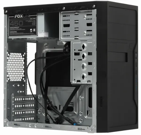 Корпус Foxline FL-733R-FZ450R-U32 (mATX