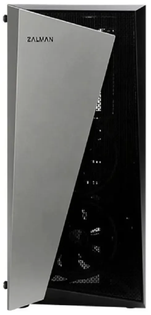 Корпус Zalman S4 Plus черный без БП ATX 5x120mm 2xUSB2.0 1xU