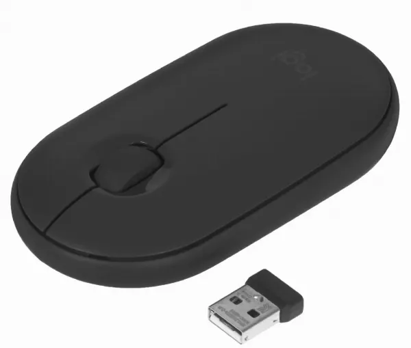 Мышь беспроводная Logitech M350 Pebble <910-005541>