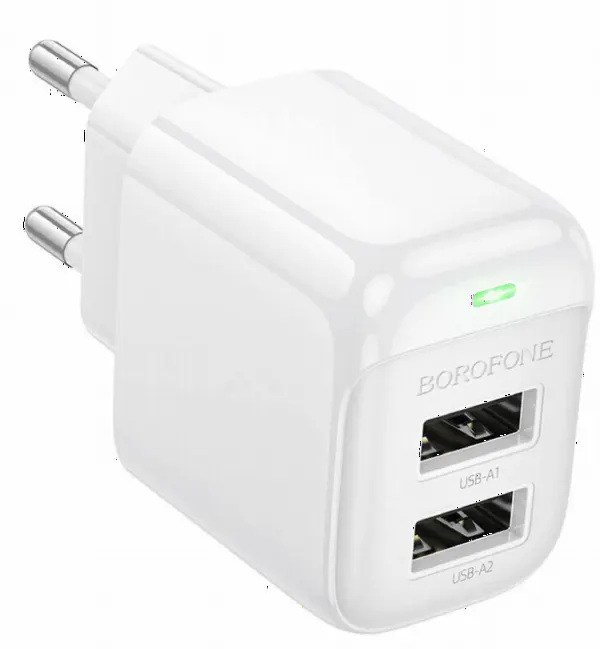 СЗУ Borofone BAS41A Potential 2.1A 12 Вт белый