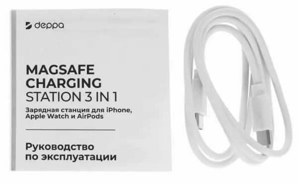 Беспроводное ЗУ Deppa MagSafe 22.5Вт бел