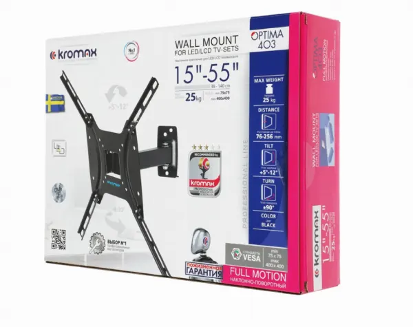Кронштейн 400x400 Kromax OPTIMA-403