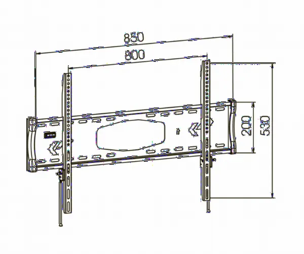 Кронштейн 800x600 Kromax STAR-1