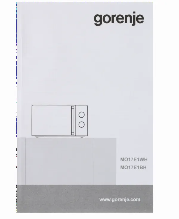 Микроволновая печь Gorenje MO17E1WH белый