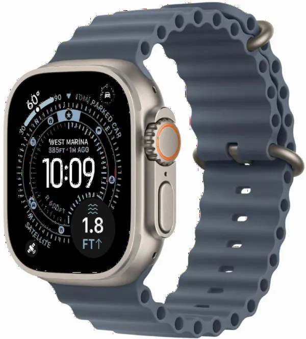 Смарт-часы Apple Watch Ultra 3 Natural Ocean Band Blue