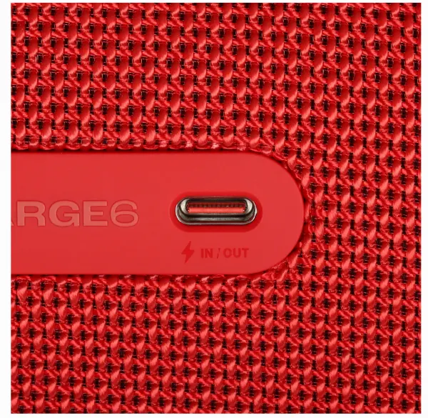 Портативная акустика JBL Charge 6 красная