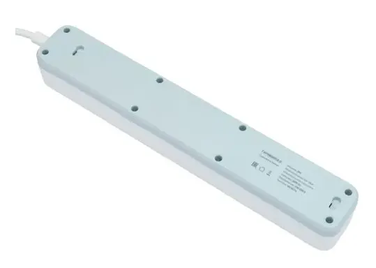 Сетевой фильтр Гарнизон с USB 4 розетки 3 м белый