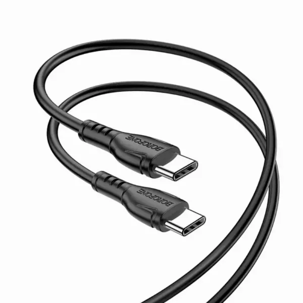 Кабель Type-C - Type-C Borofone BX51 (5A, 60W, PD) Черный