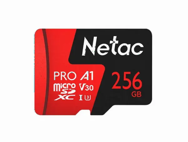 Карта памяти MicroSDXC 256GB Class 10 Netac P500 Extreme Pro