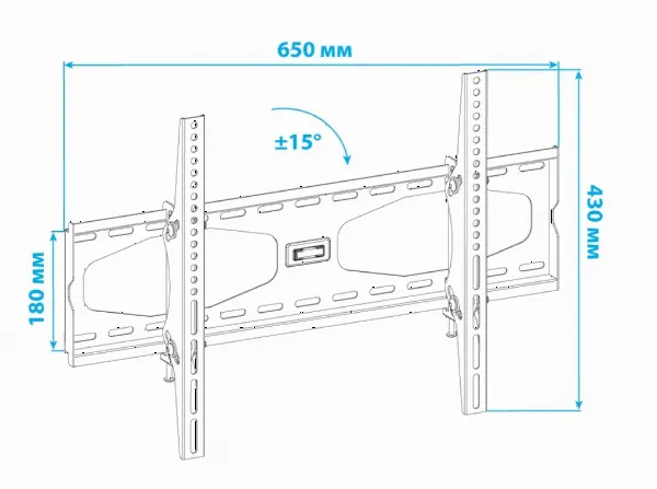 Кронштейн 600x400 Kromax STAR-22