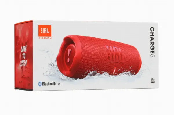Портативная акустика JBL Charge 5 красна