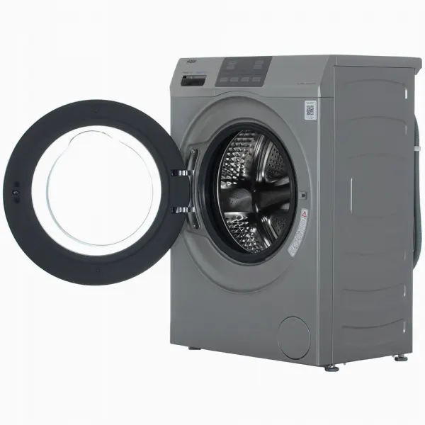 Стиральная машина Haier HW60-BP12919AS Silver инвертор, 6кг,