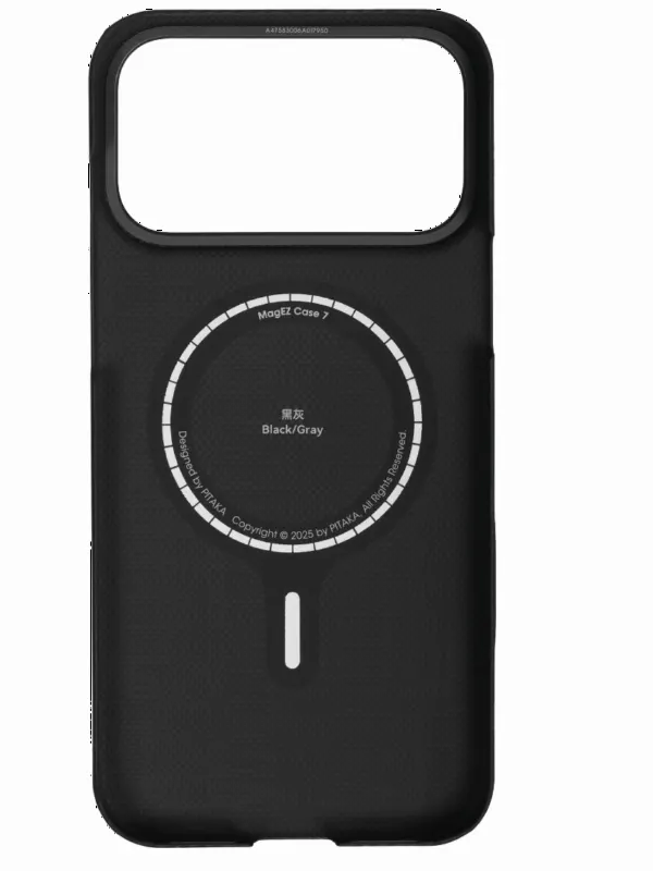Чехол Pitaka Ultra-Slim для iPhone 17 Pro Max Black/Gray