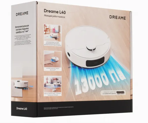 Робот-пылесос Dreame L40 White