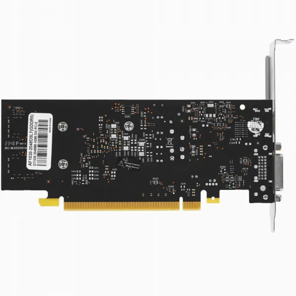 Видеокарта AFOX GT1030 2Gb (AF1030-2048D5L7) 64бит, DDR5, TD