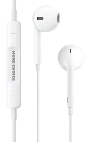 Наушники More choice G11 white 
