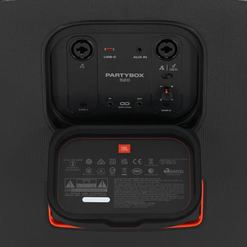 Портативная акустика JBL PartyBox Stage 520 черный 