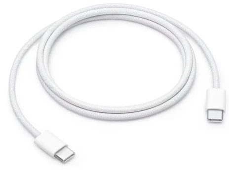Кабель Type-C - Type-C Apple Сharge cable 60W 1м Белый 
