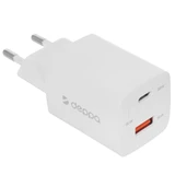СЗУ USB/Type-C Deppa 11432 (33W, QC3.0, PD3.0, 2 порта, GaN) Белый