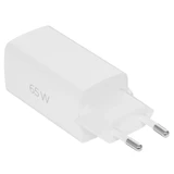 СЗУ USB/Type-C Deppa 11434 (65W, PD3.0, QC3.0, 2 порта, GaN) Белый