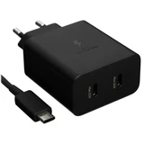 СЗУ Type-C для Samsung EP-T5020X (50W, PD3.0, кабель Type-C, 2 порта) Черный