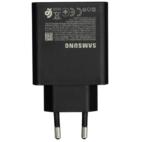СЗУ Type-C для Samsung EP-T5020X (50W, PD3.0, кабель Type-C, 2 порта) Черный 