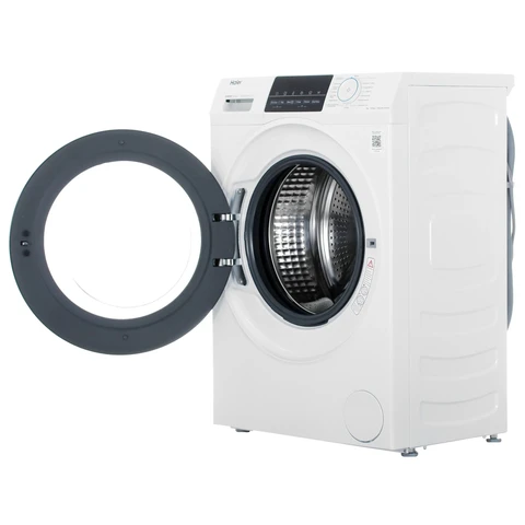 Стиральная машина Haier HW60-BP12929AE White инвертор, 6кг, 39.4см, черн. люк, поворотный мех. 
