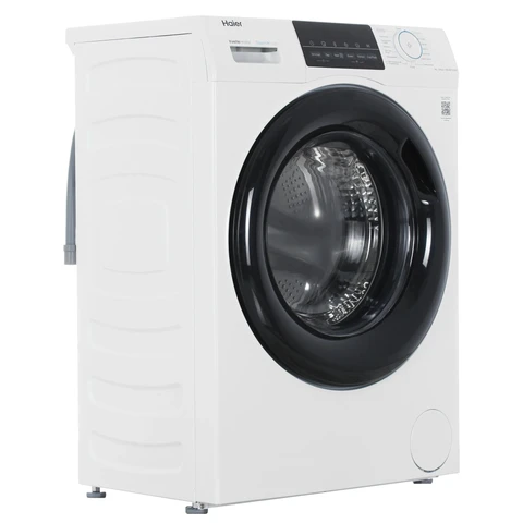 Стиральная машина Haier HW60-BP12929AE White инвертор, 6кг, 39.4см, черн. люк, поворотный мех. 