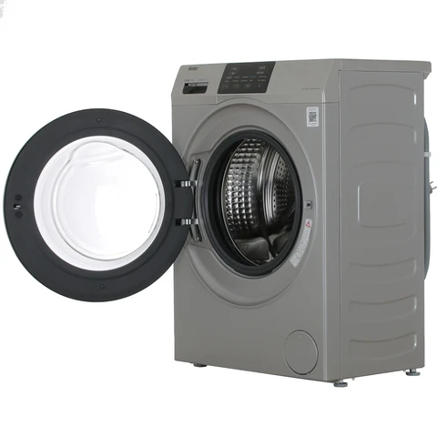 Стиральная машина Haier HW70-BP12919S Silver инвертор, 7кг, 39.4см, черн. люк 