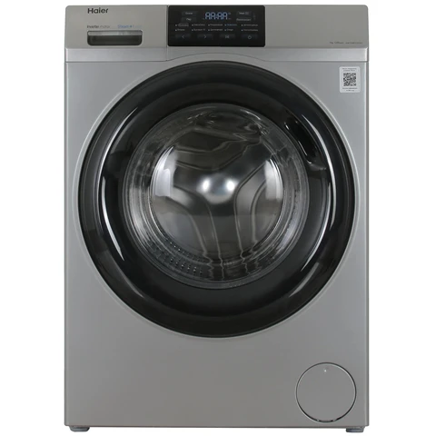 Стиральная машина Haier HW70-BP12919S Silver инвертор, 7кг, 39.4см, черн. люк
