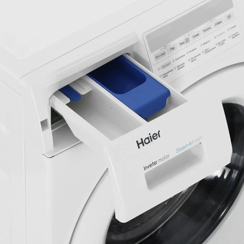 Стиральная машина Haier HW60-BP12959BE White инвертор, 6кг, 39.4см, бел. люк, сенс. дисплей 