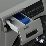 Стиральная машина Haier HW60-BP12959ASE Silver инвертор, 6кг, 39.4см, черн. люк, сенс. дисплей