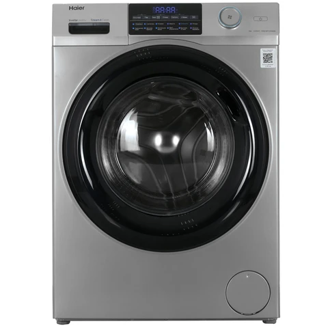 Стиральная машина Haier HW60-BP12959ASE Silver инвертор, 6кг, 39.4см, черн. люк, сенс. дисплей