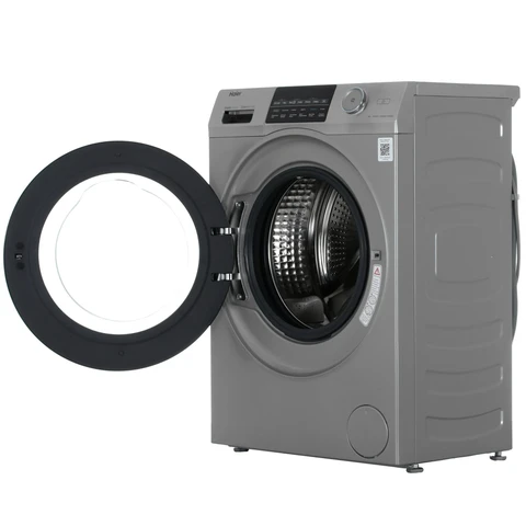 Стиральная машина Haier HW60-BP12959ASE Silver инвертор, 6кг, 39.4см, черн. люк, сенс. дисплей 