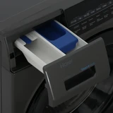 Стиральная машина Haier HW70-BP12969DE Silver инвертор, 7кг, 39.4см, черн. люк, сенс. дисплей
