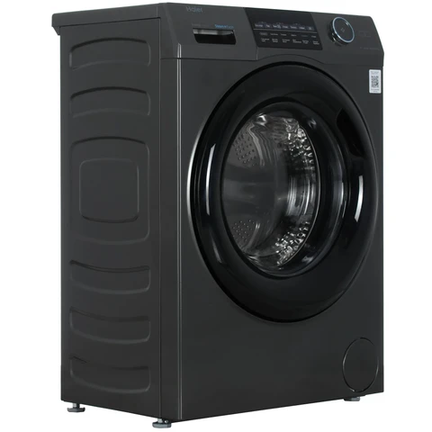 Стиральная машина Haier HW70-BP12969DE Silver инвертор, 7кг, 39.4см, черн. люк, сенс. дисплей 