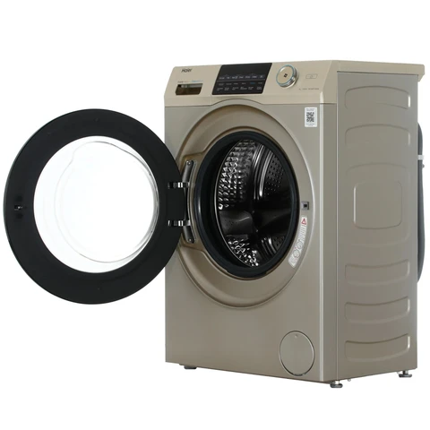 Стиральная машина Haier HW70-BP12959GE Gold инвертор, 7кг, 39.4см, черн. люк, сенс. дисплей 