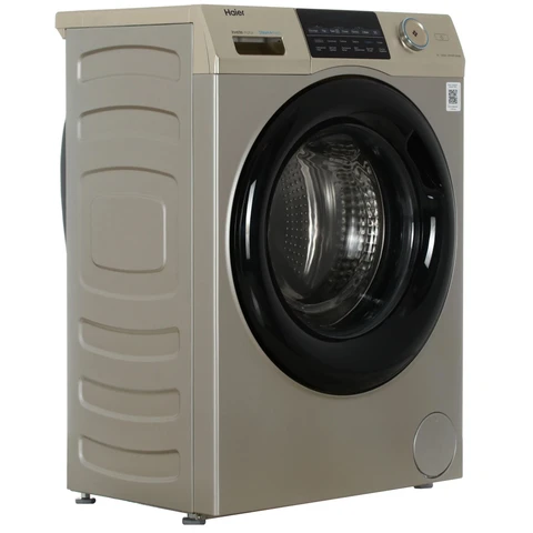 Стиральная машина Haier HW70-BP12959GE Gold инвертор, 7кг, 39.4см, черн. люк, сенс. дисплей 