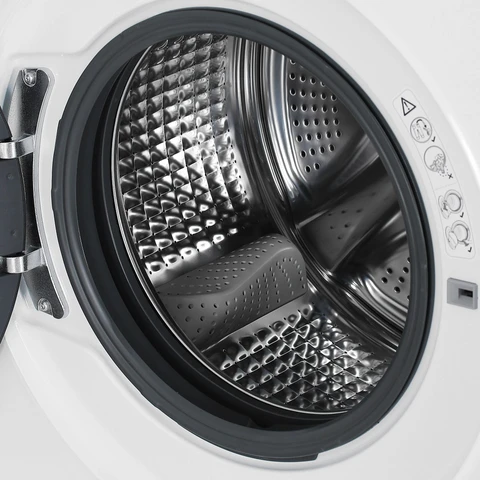 Стиральная машина Haier HW90-BP14929B White инвертор, 9кг, 49.7см, черн. люк, сенс. дисплей 