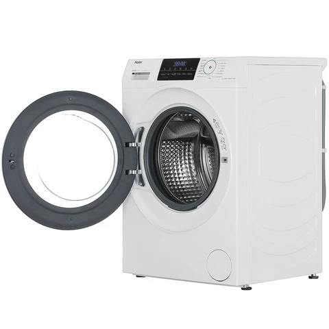 Стиральная машина Haier HW90-BP14929B White инвертор, 9кг, 49.7см, черн. люк, сенс. дисплей 
