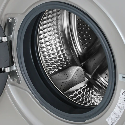Стирально-сушильная машина Haier HWD70-BP14929S Silver инвертор, 7+4кг, 45см, сенс. дисплей 