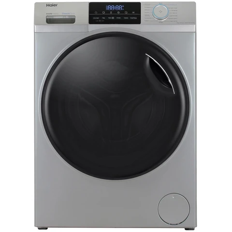 Стирально-сушильная машина Haier HWD70-BP14929S Silver инвертор, 7+4кг, 45см, сенс. дисплей