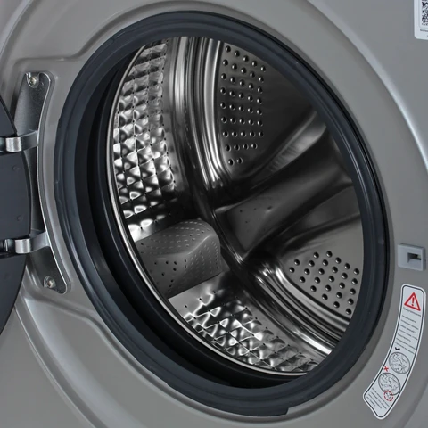 Стиральная машина Haier HW60-BP12929ASE Silver инвертор, 6кг, 39.4см, сер. люк, поворотный мех. 