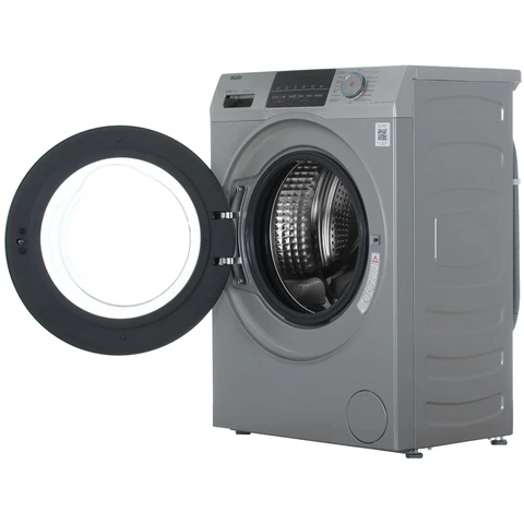 Стиральная машина Haier HW60-BP12929ASE Silver инвертор, 6кг, 39.4см, сер. люк, поворотный мех. 