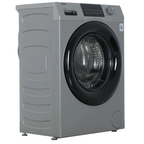 Стиральная машина Haier HW60-BP12929ASE Silver инвертор, 6кг, 39.4см, сер. люк, поворотный мех. 