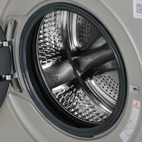 Стиральная машина Haier HW60-BP12929BSE Silver инвертор, 6кг, 39.4см, сер. люк, поворотный мех. 