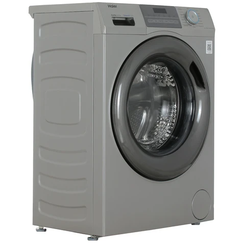 Стиральная машина Haier HW60-BP12929BSE Silver инвертор, 6кг, 39.4см, сер. люк, поворотный мех. 