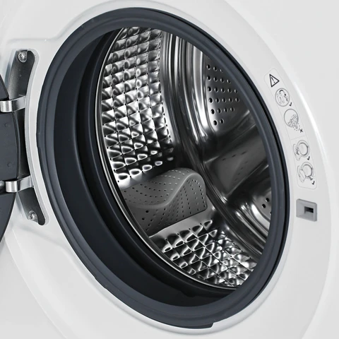 Стирально-сушильная машина Haier HWD80-BP14959A White инвертор, 8+5кг, 45см, сенс. дисплей 